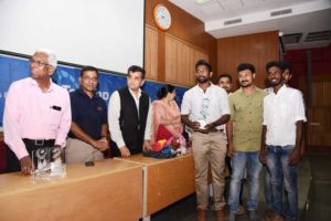 Amal Jyothi College of Engineering Kerala won the First Prize in the 12th TechTop National Innovation Challenge for the Automated Black Pepper Plucker and Separator
